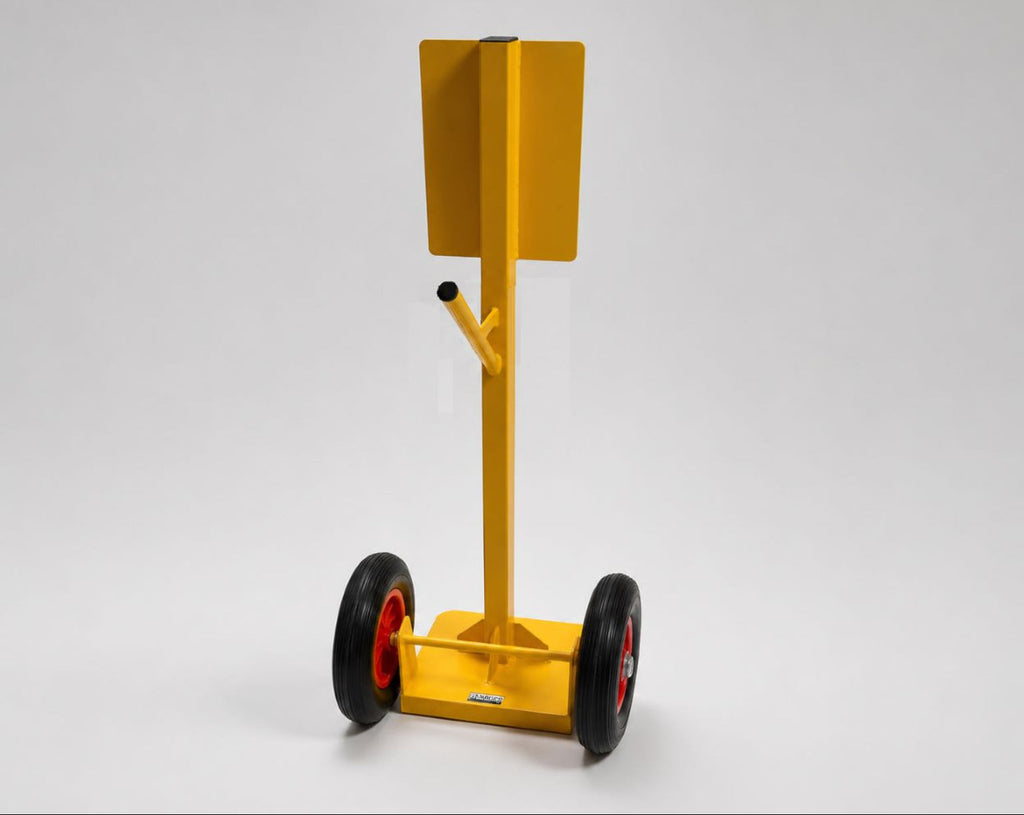 Chariot de signalétique professionnel robuste - Sans enrouleurs