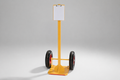 Chariot de signalétique professionnel robuste - Sans enrouleurs