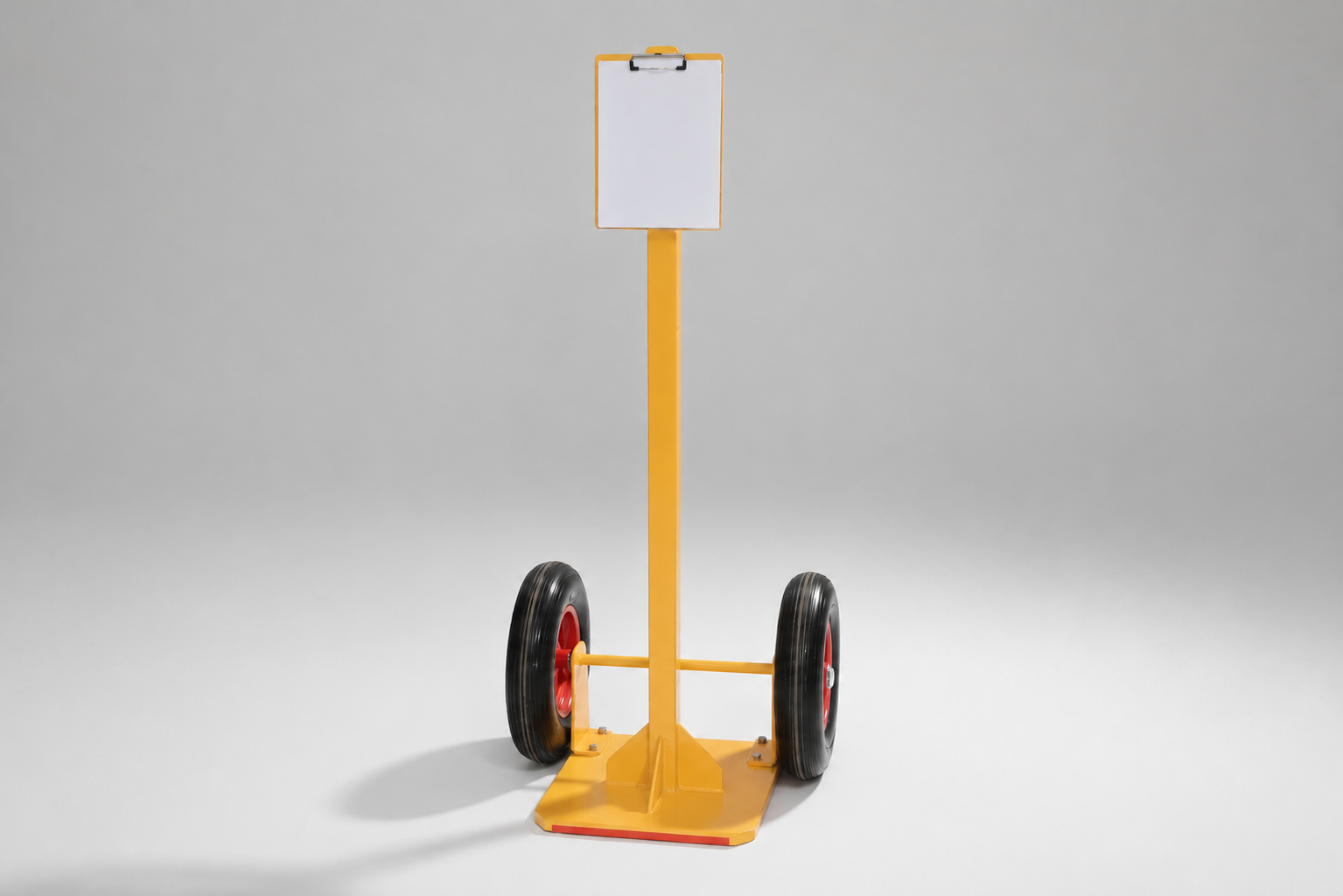 Chariot de signalétique professionnel robuste - Sans enrouleurs